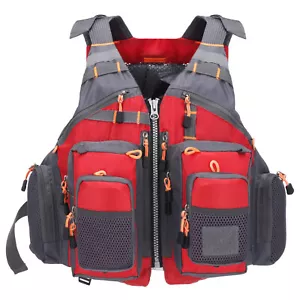 Fishing Vest Safety Vest Padded M5V3 - Picture 1 of 12