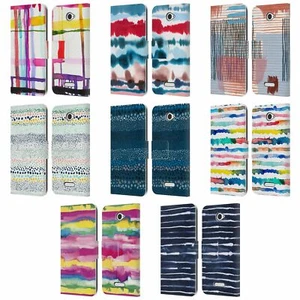 OFFICIAL NINOLA ABSTRACT LINES LEATHER BOOK WALLET CASE COVER FOR SONY PHONES 2 - Imagen 1 de 13