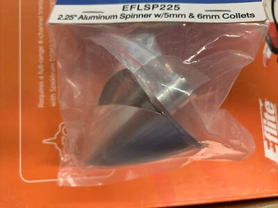 E-Flite EFLSP225 2.25” Aluminum Spinner w/ Collets • - Image 1 of 2