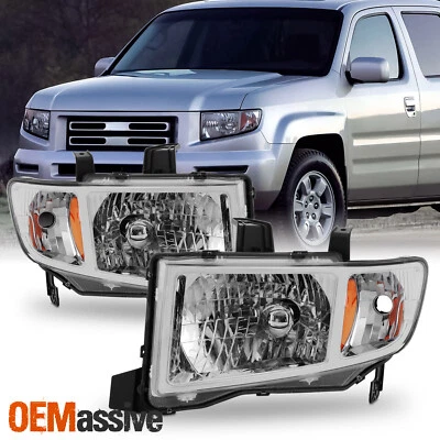 Faros transparentes de repuesto izquierda + derecha para Honda Ridgeline 06-14 Foto 1 de 4