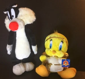 Peluche coleccionable vintage de Tweety y Silvestre de 12"" y 18"" WB Looney Tunes - Imagen 1 de 12