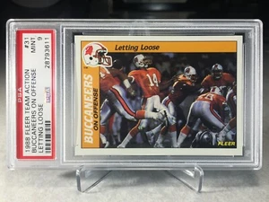 1988 Fleer Team Action Tampa Bay Buccaneers On Offense #31 - PSA 9 - POP 1 - Picture 1 of 3
