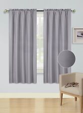 R64 1 SET WHITE LINER ULTIMATE BLACKOUT WINDOW CURTAIN TREATMENT THERMAL panels