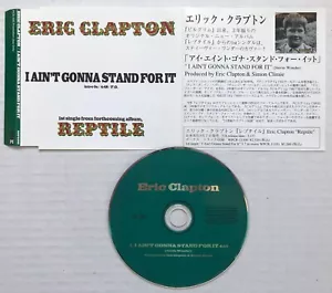 Eric Clapton Ich Werde Nicht Dafür Stehen 2001 Japan Promo Nur CD Single Reptile - Bild 1 von 1