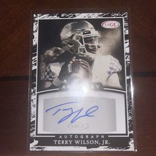 2022 SAGE Artistry Auto Silver Terry Wilson Jr #A-TWJ Auto