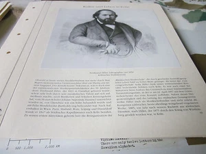 Archivo Colonia 4 vidas 4152 Ferdinand Hiller 1811-1875 litigrafía 1850 - Imagen 1 de 1