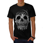 Wellcoda Tree Skull Horror Mens T-Shirt, Burial Graphic Design Printed Tee