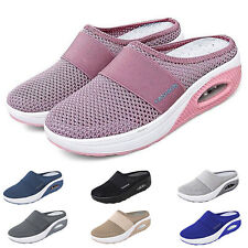 Women's Slip-On Casual Arch Support Backless Slippers Platform Sneakers