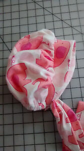 Baby Bonnet~New~Flannel* Size 6-12 months **Handmade