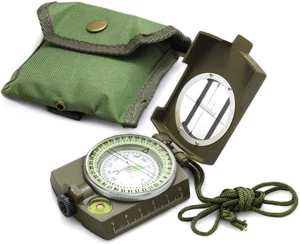 Brújula militar de supervivencia táctica multifuncional Eyeskey con cordón y bolsa - Imagen 1 de 11