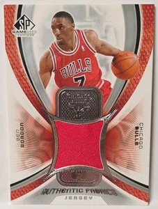 2005-06 SP Game Used Edition Authentic Fabrics Ben Gordon #AF-BG Insert NM-MINT - Picture 1 of 3