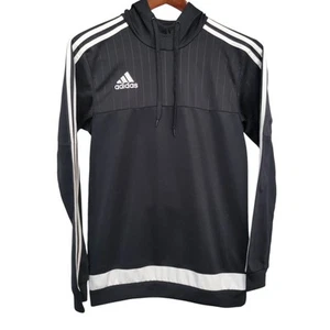 Adidas Tiro Hoody Black/white Pullover Hoodie Sweatshirt Small Men's Excellent - Picture 1 of 8