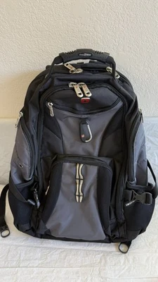 SwissGear ScanSmart TSA Laptop Backpack Black Airflow Travel Organizer Business - Image 1 of 4