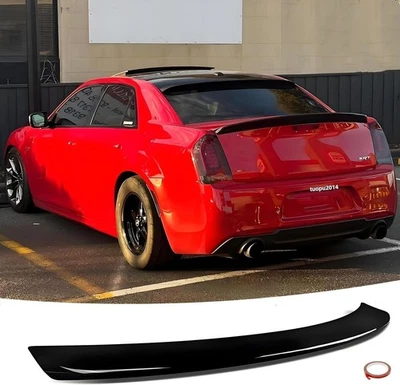 For Chrysler 300 300C 300S Limited Touring Black Rear Spoiler Trunk Wing 2011-23 Foto 1 de 4