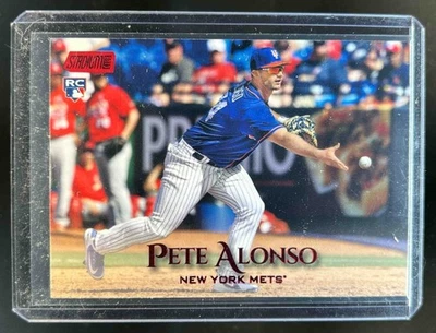 2019 Stadium Club Pete Alonso RC Red Foil Rookie #272 Mets - Image 1 of 2