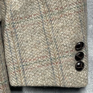 Vintage Pendleton Blazer Mens Size 40 Brown Wool Tweed Plaid Sport Coat - Picture 1 of 10
