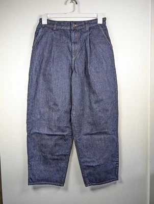 Jeans Uniqlo X Comptoir Des Cotonniers Talla 27 Barril Tappered Plisado Suelto Clavija Foto 1 de 4
