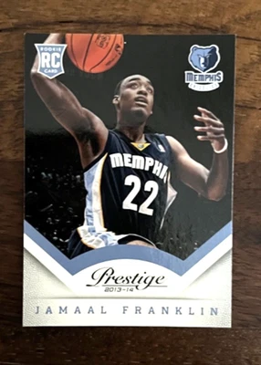 2013-14 Panini Prestige Jamaal Franklin #190 Memphis Grizzlies Rookie NBA - Image 1 of 2