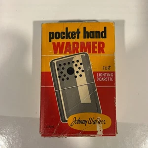 Vintage Johnny Walker Metal Hand Warmer In Open Box New - Picture 1 of 3