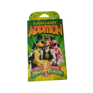 Vintage Golden Books Saban Mighty Morphin Power Rangers Flash Cards Addition - Picture 1 of 2