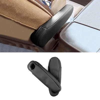 Para Honda CR-V CRV 2002-2006 Cuero Asiento Delantero Apoyabrazos Reemplazar Cubierta de Borde Negro Foto 1 de 4
