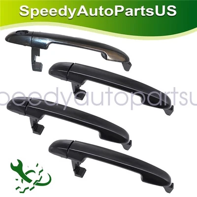 Juego de 4 manijas de puerta exterior exterior FL FR RL RR aptas para Hyundai Sonata 2006-2010 Foto 1 de 4