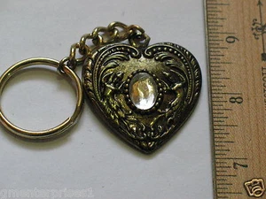 Llavero con joyas de corazón, llavero de metal - Imagen 1 de 1