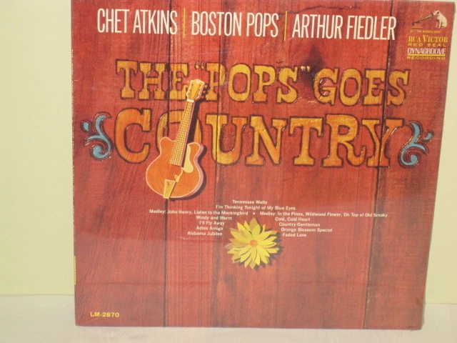 CHET ATKINS - w/Boston Pops 1966 ~ RCA 2870 [MINT SEALED] w/STRZELECHI & GREUBEL - Image 1 of 1