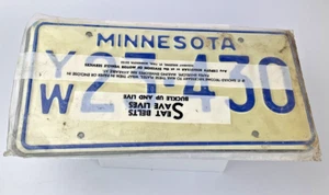 Juego de matrículas vintage de nuevo de nuevo de Minnesota #YW 23-430 NUEVO EN PAQUETE - Imagen 1 de 2
