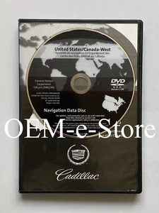 2003-2006 Cadillac SRX Deville Seville GPS Navigation DVD West U.S CAN Map v7.00 - Picture 1 of 4