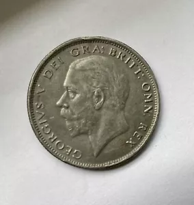 1936 GB Large Silver (Fineness .5000) Half Crown George V Coin - Picture 1 of 2