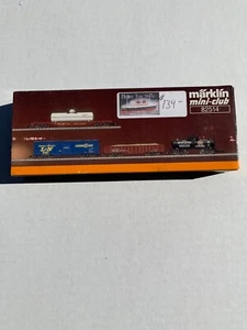 Vintage Marklin Z Scale MINI-CLUB 82514 American Freight 4 Car Set Railroad - Picture 1 of 4