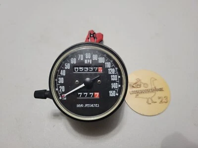 Velocímetro Super Drag Speedo 74-83 Harley Davidson XL FX 150 mph Speedo Foto 1 de 4