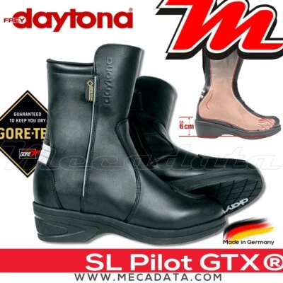 DAYTONA FREY BOTTES MOTO AVEC TALONS 6 CM GORE-TEX DAYTONA SL PILOT GTX®