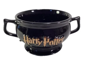 RARE Harry Potter Sorcerer's Stone Handled Cauldron 3D Emboss Soup Bowls 2000 - Picture 1 of 4