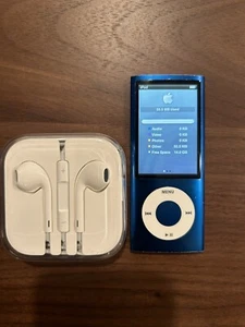 Apple iPod A1320 Nano 5th Gen Blue 64GB Tested - Picture 1 of 9