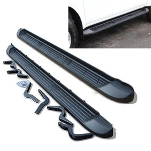 SIDE STEPS RUNNING BOARDS PAIR FOR TOYOTA HILUX MK8 2016 ONWARDS 100% OEM STYLE - Picture 1 of 12