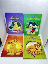 Disney Classics-Mickey Mouse/Aladdin/Bamb/TheLion King-Parragon Books - Lot Of 4