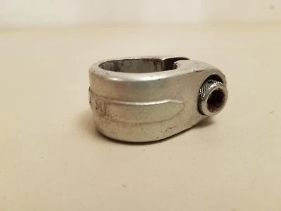 Abrazadera de tija de sillín BMX Old Mid School... 25,4 mm... plateada... vendedor de confianza... GT Dyno Foto 1 de 4