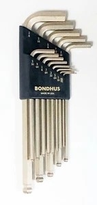 Bondhus 13Pc Imperial Ball End Hex Allen Key Set Gold Finish .050-3/8 BLX13G - Picture 1 of 2