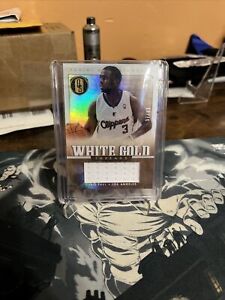 Chris Paul 2012-13 Gold Standard WHITE GOLD THREADS Jersey #/99 Clippers Suns SP