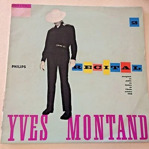 POP LP -Yves Montand- RECITAL 58 vol.2 -PHILIPS France 1959 NM 12'' Original - Foto 1 di 4