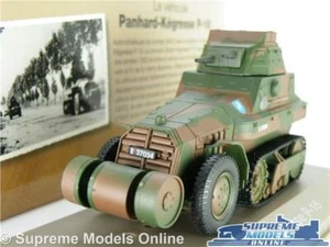 PANHARD KEGRESSE P-16 MODEL TANK 1:43 SCALE MILITARY ARMY GREEN ATLAS IXO WWII K - Picture 1 of 4