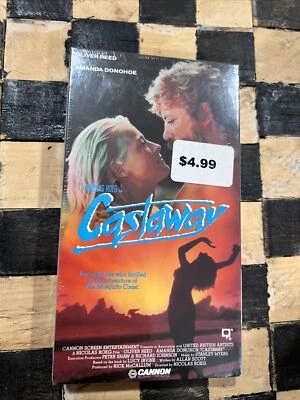 Castaway (VHS 1986) Oliver Reed, Amanda Donohoe - Image 1 of 4