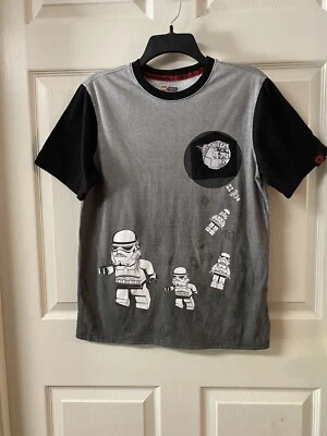 Boys Star Wars Lego Upside Down Pocket Lego Dump Short Sleeve XXL Boys - Image 1 of 4