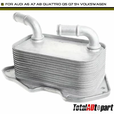 Engine Oil Cooler for Audi A6 A7 A8 Quattro Q5 Q7 S4 S5 SQ5 2014-2017 Volkswagen - Image 1 of 4