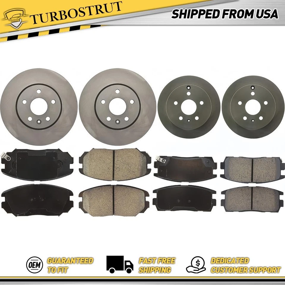 Kit de pastillas de freno delanteras y traseras OE para Chevrolet Equinox 2010-2012 3,0 L Foto 1 de 1