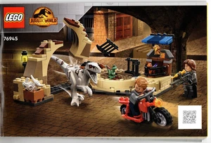 Lego ~  Instructions Manual Booklet Only ~ Jurassic World 76945 - Picture 1 of 1