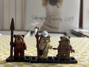 WICKET LOGRAY EWOK WARRIOR MINIFIG lego star wars return of the jedi endor lot - Picture 1 of 4