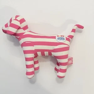 VICTORIA’S SECRET DOG Vote For Pink Attached Pin Pink White Striped 2008 - Picture 1 of 5